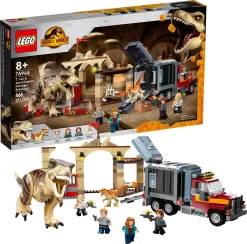 Lego Jurassic World - Dinosaurflugt - T-Rex Og Atrociraptor - 76948 -Legetøjsland lego jurassic world t rex og atrociraptor paa dinosaurflugt 76948 562286 6