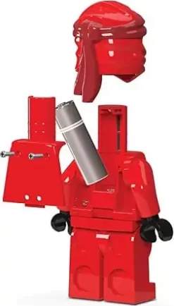 Lego - Lommelygte Med Led Lys - Ninjago - Kai -Legetøjsland lego lommelygte mled nijago kai 525002 1