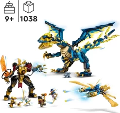 Lego Ninjago - Elementdrage Mod Kejserinde-Kamprobotten - 71796 -Legetøjsland lego ninjago elementdrage mod kejserinde kamprobotten 71796 604723 8