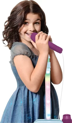 Frost Karaoke Maskine - Med 2 Mikrofoner - Lexibook 15 Frost Karaoke Maskine - Med 2 Mikrofoner - Lexibook -Legetøjsland lexibook frozen karaoke with two microphones and light and sounds effects 543446 4