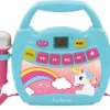 Musikafspiller Til Børn - Bluetooth - Enhjørning - Lexibook -Legetøjsland lexibook unicorn portable digital music player with 2 mics mp300uniz 534388