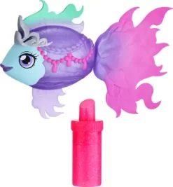 Little Live Pets - Lil' Dippers Neon - Fisk Og Fisketank Legesæt - Lilla