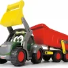 Abc - Fendti Traktor Med Trailer Og Skovl - 65 CM -Legetøjsland lys abc traktor mfrontskovl og trailer og lyd 65cm 563935