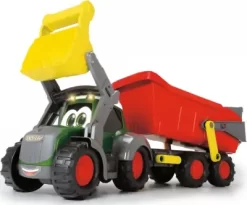 Abc - Fendti Traktor Med Trailer Og Skovl - 65 CM