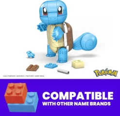 Mega Construx - Pokémon - Squirtle Byggesæt - 199 Dele -Legetøjsland mega pokmon build show squirtle byggesaet gyh00 595943 1