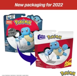 Mega Construx - Pokémon - Squirtle Byggesæt - 199 Dele -Legetøjsland mega pokmon build show squirtle byggesaet gyh00 595943 5