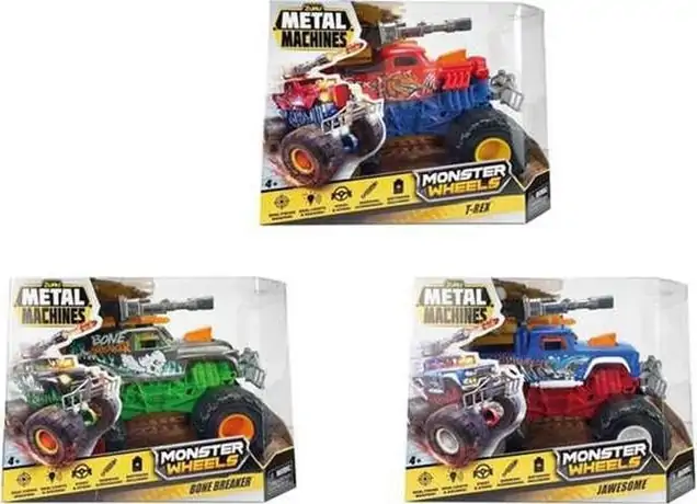 Zuru Metal Machines - Monster Truck Bil - Wars 6 Zuru Metal Machines - Monster Truck Bil - Wars - Billede 4