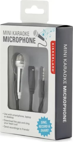 Kikkerland - Mini Karaoke Mikrofon 11 Kikkerland - Mini Karaoke Mikrofon -Legetøjsland mini karaoke microphone silver us133 eu 601583 2