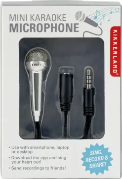Kikkerland - Mini Karaoke Mikrofon 14 Kikkerland - Mini Karaoke Mikrofon -Legetøjsland mini karaoke microphone silver us133 eu 601583 5