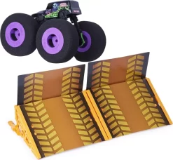 Monster Jam - Rc Grave Digger - Ramp Champ Sæt - 1:15 - Fjernstyret Monster Truck -Legetøjsland monster jam rc ramp champ grave digger 581418 2