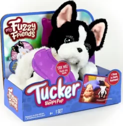 My Fuzzy Friends - Hunden Tucker - Interaktiv Bamse Med Lyd - 28 CM