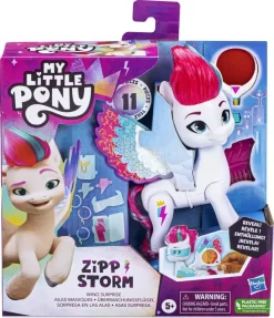 My Little Pony - Zipp Storm Figur - Wing Surprise - 14 CM -Legetøjsland my little pony zipp storm wing surprise f6346 598199 1