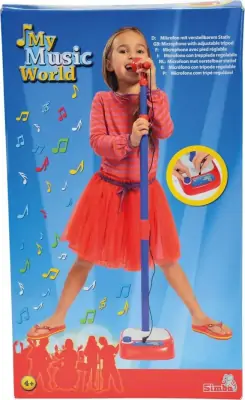 My Music World - Mikrofon Med Stativ