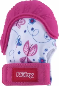 Bidehandske Til Baby - Nûby - Pink