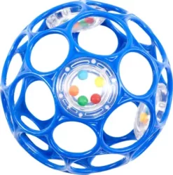 Oball Rangle Motorikbold / O Ball Bold - 10 CM - Blå