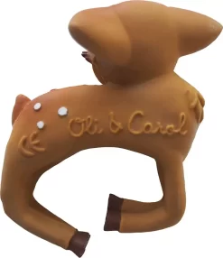 Oli & Carol - 2-I-1 Bidering Og Armbånd - Bambien Olive 12 Oli & Carol - 2-I-1 Bidering Og Armbånd - Bambien Olive -Legetøjsland oli carol armbaand i naturgummi bambien olive 595548 3