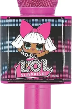 L.O.L. Surprise - Karaoke Mikrofon Med Højttaler - Otl -Legetøjsland otl karaoke mikrofon med hoejtaler lol suprise my diva 582906 8