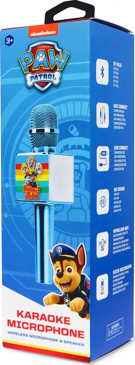 Paw Patrol - Karaoke Mikrofon - Blå - Otl 8 Paw Patrol - Karaoke Mikrofon - Blå - Otl - Billede 6