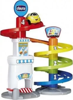 Parkeringshus Legetøj Inkl. Køretøj - 37 CM - Chicco -Legetøjsland parkeringshus legetoej inkl koeretoej 37 cm chicco 563257 3