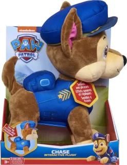 Paw Patrol - Chase Bamse Med Lyde Og Logrende Hale - 30 CM -Legetøjsland paw patrol bamse med funktioner chase 584896 2