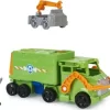 Paw Patrol - Rocky Figur Med Lastbil - Rescue Truck - Big Truck Pups 1 Paw Patrol - Rocky Figur Med Lastbil - Rescue Truck - Big Truck Pups -Legetøjsland paw patrol big trucks koerertoej rocky 591132
