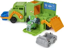 Paw Patrol - Rocky Figur Med Lastbil - Rescue Truck - Big Truck Pups -Legetøjsland paw patrol big trucks koerertoej rocky 591132 8