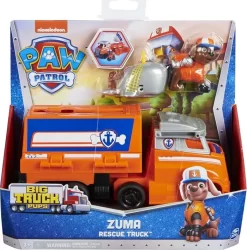 Paw Patrol - Zuma Figur Med Lastbil - Rescue Truck - Big Truck Pups -Legetøjsland paw patrol big trucks koerertoej zuma 591133 5