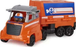 Paw Patrol - Zuma Figur Med Lastbil - Rescue Truck - Big Truck Pups -Legetøjsland paw patrol big trucks koerertoej zuma 591133 7