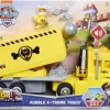 Paw Patrol - Rubble Figur Med Lastbil - X-Treme Truck - Big Truck Pups -Legetøjsland paw patrol big trucks rubble mega koerertoej 591130