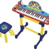 Paw Patrol - Keyboard Til Børn - Med Stativ, Mikrofon Og Skammel -Legetøjsland paw patrol keyboard til boern med stativ mikrofon og skammel 601041