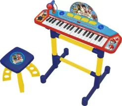 Paw Patrol - Keyboard Til Børn - Med Stativ, Mikrofon Og Skammel