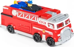 Paw Patrol Figur - True Metal - Chase I Politi Bil + Brandbil -Legetøjsland paw patrol true metal brandbil team koeretoej 560934 4