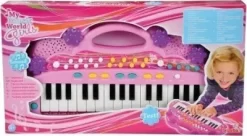 My Music World - Legetøjs Keyboard - Lyserød - 39 CM