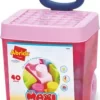 Ecoiffier Abrick Maxi - Trolley Med 40 Klodser - Pink - 7828 1 Ecoiffier Abrick Maxi - Trolley Med 40 Klodser - Pink - 7828 -Legetøjsland pink trolley mbyggeklodser 40stk 579908