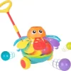 Playgro - Skubbedyr Aktivitetslegetøj - Blæksprutte Med Bolde -Legetøjsland playgro jc push along ball blaeksprutte 601819