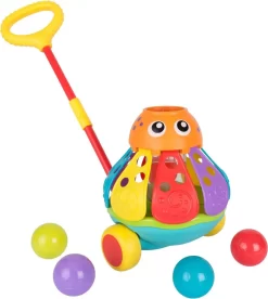 Playgro - Skubbedyr Aktivitetslegetøj - Blæksprutte Med Bolde 10 Playgro - Skubbedyr Aktivitetslegetøj - Blæksprutte Med Bolde -Legetøjsland playgro jc push along ball blaeksprutte 601819 3