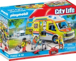 Playmobil - Ambulance Med Lys Og Lyd - 71202