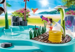 Playmobil Family Fun - Sjov Pool Med Vandpistol - 70610 -Legetøjsland playmobil sjov pool med vandpistol 70610 525597 2