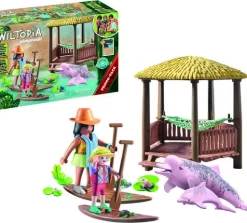 Playmobil Wiltopia - Padletur Med Floddelfinerne - 71143 -Legetøjsland playmobil wiltopia padletur med floddelfinerne 592636 2