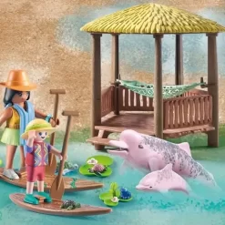 Playmobil Wiltopia - Padletur Med Floddelfinerne - 71143 -Legetøjsland playmobil wiltopia padletur med floddelfinerne 592636 7
