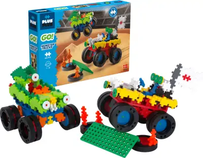 Plus-Plus Go! - Monster Trucks Sæt - 7018