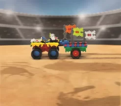 Plus-Plus Go! - Monster Trucks Sæt - 7018 -Legetøjsland plus plus monster truck saet 7018 582999 2