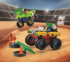 Plus-Plus Go! - Monster Trucks Sæt - 7018 -Legetøjsland plus plus monster truck saet 7018 582999 5