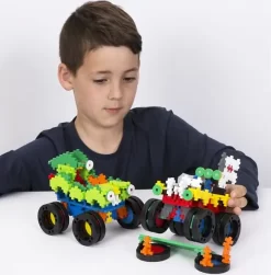 Plus-Plus Go! - Monster Trucks Sæt - 7018 -Legetøjsland plus plus monster truck saet 7018 582999 6