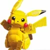 Pokemon Pikachu Figur - Mega Construx Jumbo Byggesæt - 30 CM