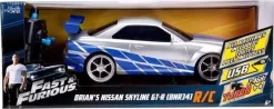 Fjernstyret Rc Bil - Fast And Furious Nissan Skyline Gtr -Legetøjsland rc fastfurious rc nissan skyline gtr 116r34 mus 511400 3