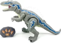 Fjernstyret Dinosaur Figur - Raptor - Walk & Roar - Real Wild -Legetøjsland real wild infared raptor wsteam 585002 1