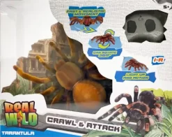 Fjernstyret Edderkop - Crawl & Attack - Real Wild - 24 CM