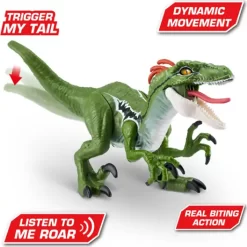 Zuru Robo Alive - Raptor Interaktiv Dinosaur Figur - Dino Action - Series 1 -Legetøjsland robo alive dino action s1 raptor 583437 2