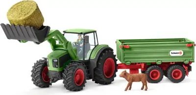 Schleich Farm World - Traktor Med Anhænger - 42379 3 Schleich Farm World - Traktor Med Anhænger - 42379